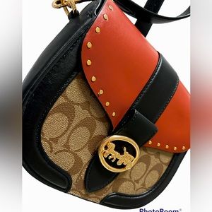 Coach C3593 Handbag Small Size - Brown